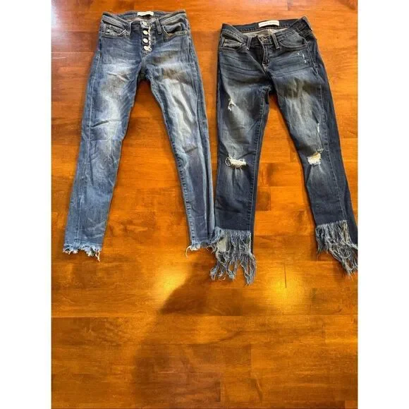 Woman’s flying monkey jeans bundle waist size 24 - Picture 1 of 6